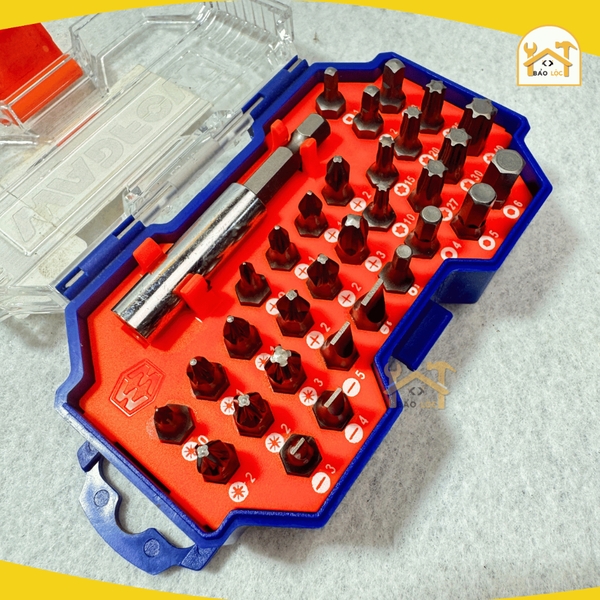 Bộ 32 mũi bắt vít đa năng Wadfow WBS3B32, Thép Cr-V cao cấp - Hàng chính hãng.