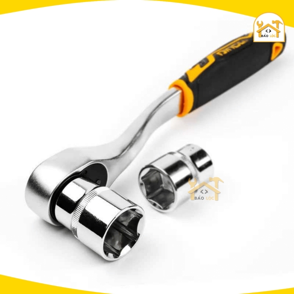 Cần típ cán thẳng công nghiệp 3/8 inch TOLSEN 15119 | Cần siết lực tự động, thép cứng CrMo chắc chắn