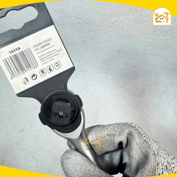 Cần típ cán thẳng công nghiệp 3/8 inch TOLSEN 15119 | Cần siết lực tự động, thép cứng CrMo chắc chắn