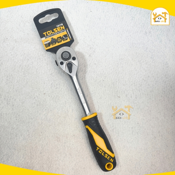 Cần típ cán thẳng công nghiệp 3/8 inch TOLSEN 15119 | Cần siết lực tự động, thép cứng CrMo chắc chắn