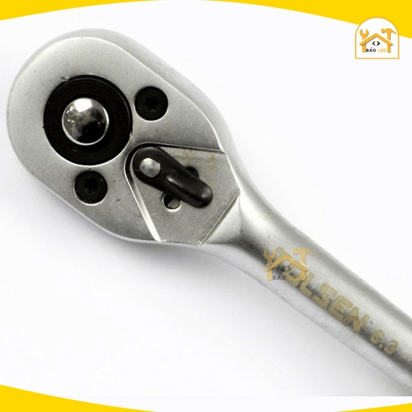 Cần típ cán thẳng công nghiệp 1/4 inch TOLSEN 15118 | Cần siết lực tự động, thép cứng CrMo chắc chắn