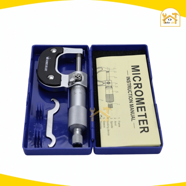 Thước Panme KingBlue TK-025 mức độ đo chính xác tới 0.01mm, nhỏ gọn, dễ dàng sử dụng - Hàng chính hãng.