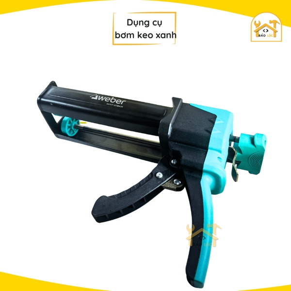 Bộ dụng cụ epoxy 2 thành phần Weber, Bơm keo đều tỷ lệ 1:1, Bộ dụng cụ chà ron - Hàng chính hãng.