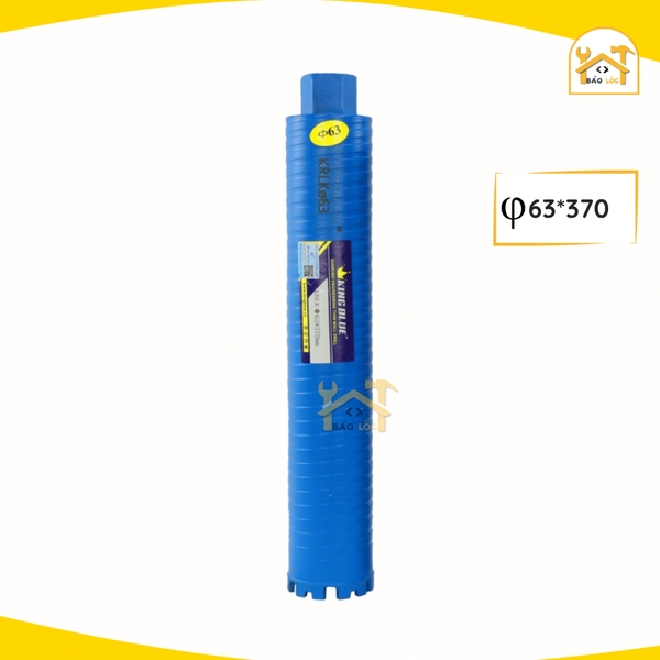Mũi Khoan Rút Lõi Bê Tông Nước + Khô KingBlue KRLK Kích Thước Đa Dạng