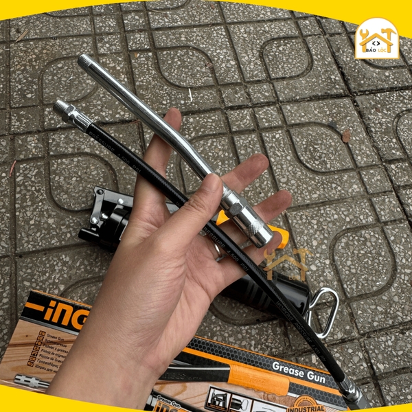 Dụng cụ bơm mỡ, sử dụng bảo trì, bôi trơn máy móc, ô tô 400cc INGCO GRG015001 - Hàng chính hãng.