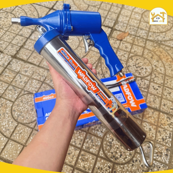 Dụng cụ bơm mỡ 400CC dùng khí WADFOW WGG4540 Mức áp suất 2500-6000psi