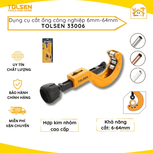 Dụng cụ cắt ống công nghiệp 6mm - 64mm TOLSEN 33006 - Hàng chính hãng.