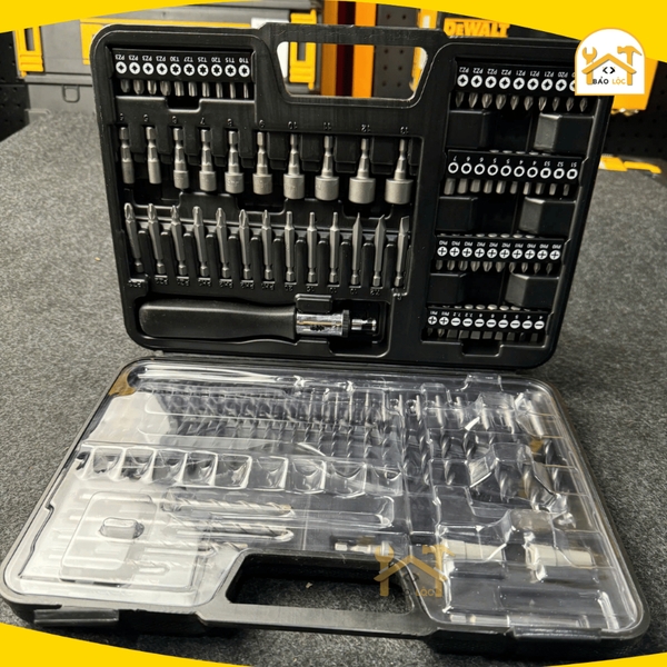 Bộ mũi khoan và vặn ốc vít 109 chi tiết Dewalt DT0109 - Hàng chính hãng.