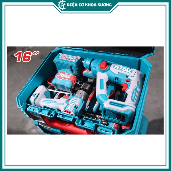 Thùng đựng đồ nghề Total xếp chồng TPBXS101, TPBXS102, TPBXS103, THTWB61001 - Hàng chính hãng