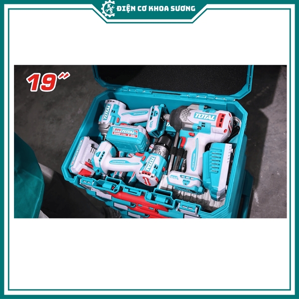 Thùng đựng đồ nghề Total xếp chồng TPBXS101, TPBXS102, TPBXS103, THTWB61001 - Hàng chính hãng