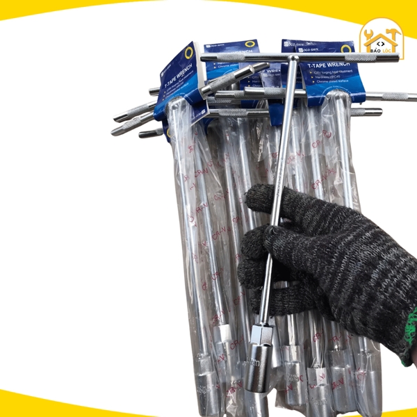 Tê vặn cao cấp BOGO - SHIN thép CR-V cứng cáp, cần chữ T vặn ốc, bu lông,