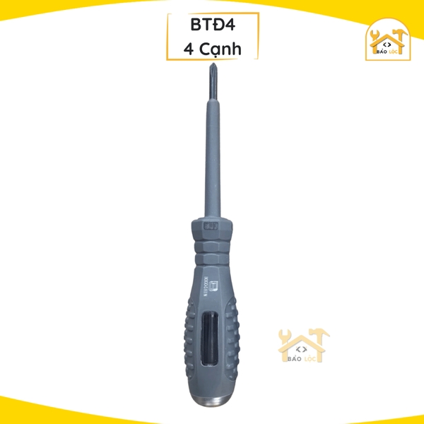 Bút Thử Điện, Tua vít thử điện Cao Cấp 2 Cạnh & 4 Cạnh Bogo-Shin BTĐ2,BTĐ4.