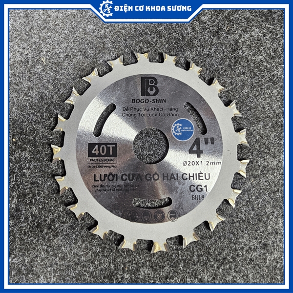 Lưỡi cưa, cắt gỗ 2 Chiều hợp kim 1 tấc BOGO-SHIN CG1 - Hàng chính hãng