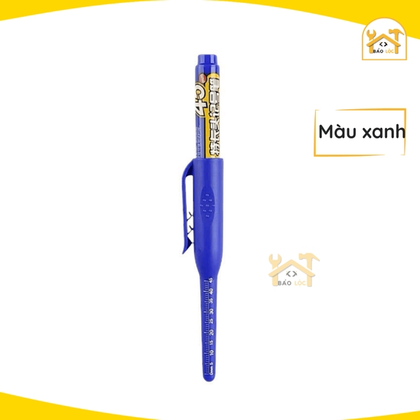 Bút lấy dấu GENVANA ngòi dài 45mm, Dùng viết trên kim loại, gạch, gỗ, inox kể cả ướt, Chống khô mực 72h