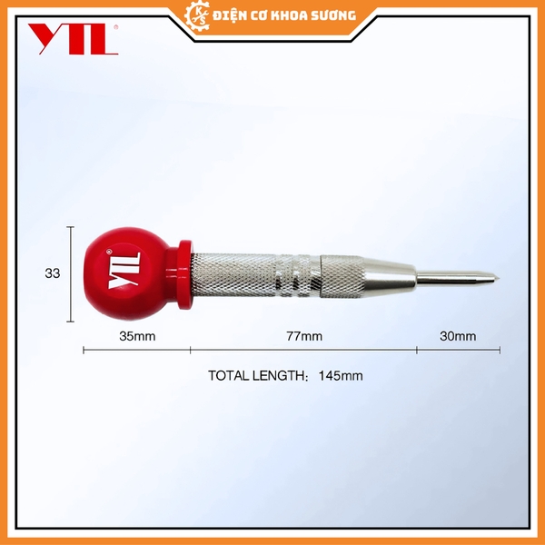 Bút lấy dấu đục đánh dấu định vị lỗ khoan tự động, bút lấy dấu tự động, bút lấy tâm YTL
