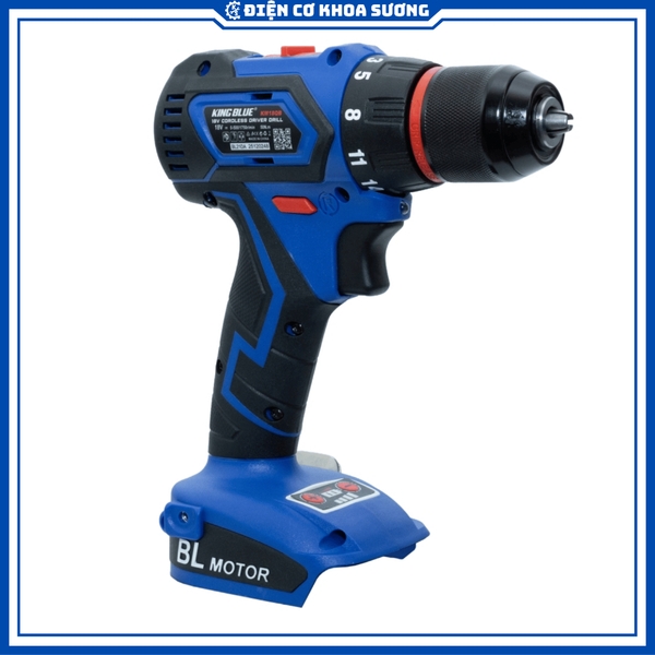 Máy Khoan Pin Kingblue đầu kẹp 10mm 18V KM18QB (Giá chưa bao gồm pin, sạc) chân pin phổ thông Makita
