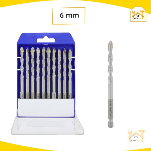 Mũi Khoan Gạch Đa Năng Chuôi Lục Giác KingBlue KBG2S Chất Thép Siêu Bén Và Siêu Cứng