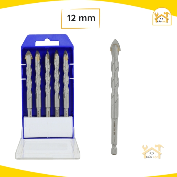 Mũi Khoan Gạch Đa Năng Chuôi Lục Giác KingBlue KBG2S Chất Thép Siêu Bén Và Siêu Cứng