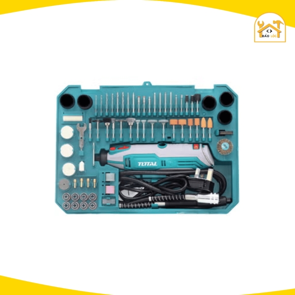 Bộ máy mài khuôn mini 130W, 3.2mm Total TG5133261 - Hàng chính hãng.