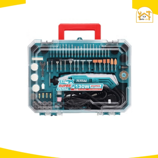 Bộ máy mài khuôn mini 130W, 3.2mm Total TG5133261 - Hàng chính hãng.