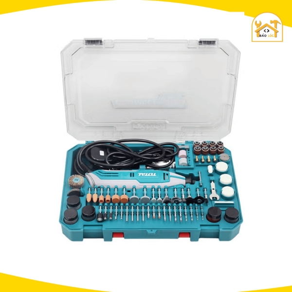 Bộ máy mài khuôn mini 130W, 3.2mm Total TG5133261 - Hàng chính hãng.
