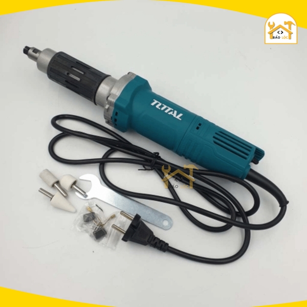 Máy mài khuôn TOTAL TG55061 550W, kích thước cốt mài 6mm dùng đánh bóng bề mặt, gờ nhám gỗ - Hàng chính hãng.