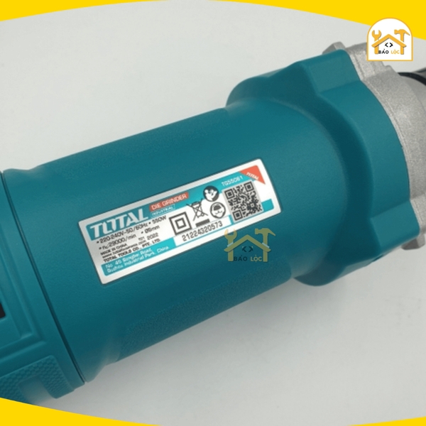 Máy mài khuôn TOTAL TG55061 550W, kích thước cốt mài 6mm dùng đánh bóng bề mặt, gờ nhám gỗ - Hàng chính hãng.