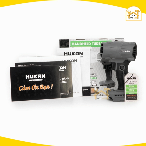 Máy thổi phản lực pin HUKAN G2TPL-F1,G2TPL-F3,G3-F5, Động cơ không chổi than - Hàg chính hãng.