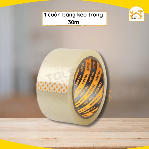 Bộ Dụng Cụ Dán Băng Keo Tape Dispenser TOLSEN 50000, cắt băng dính siêu bền chắc