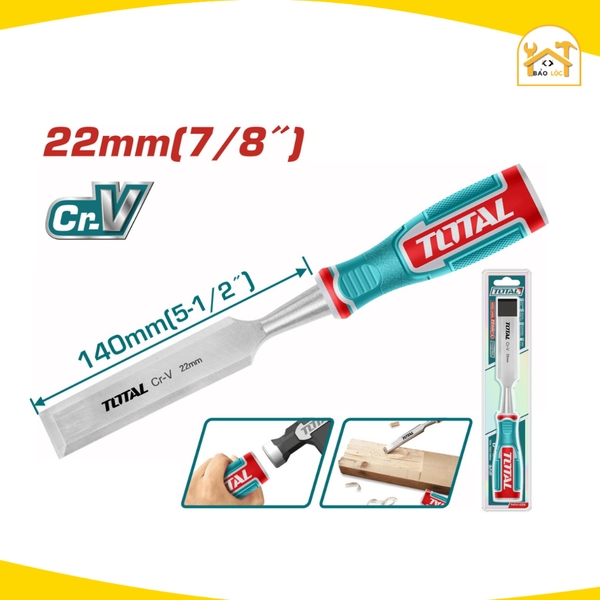 Đục gỗ 6mm/9mm/12mm/14mm/16mm/19mm/22mm/25mm TOTAL THT4166/THT4196/THT41126/THT41146/THT41166/THT41196/THT41226/THT41256