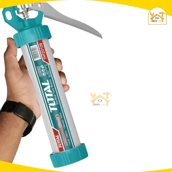Dụng cụ bơm  silicon thân nhôm, chiều dài 9inch 230mm/12inch 300mm TOTAL THT20109/THT20112 - Hàng chính hãng.