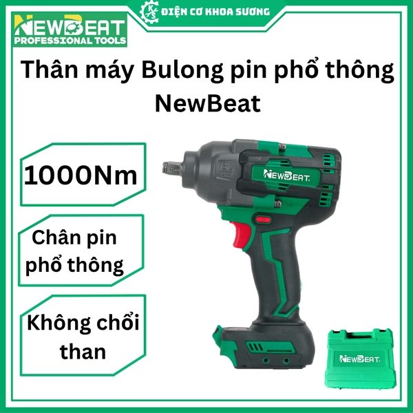 Thân máy siết bulong 1000Nm đầu 1/2 NewBeat NBT-CIW-211-1000 - Hàng chính hãng
