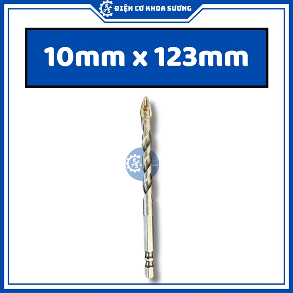Mũi khoan đa năng 4 cạnh đuôi lục giác 6mm - 8mm - 10mm - 12mm KingBlue KBH4S - Hàng chính hãng