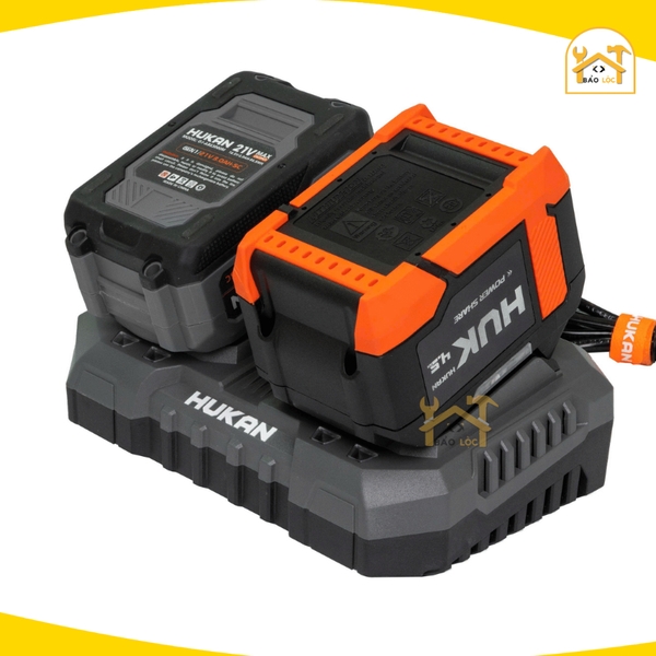 Sạc đôi HUKAN G2-S20X2, Công suất 2A, Bảo vệ dòng, Có quạt tản nhiệt - Dùng cho pin chân phổ thông