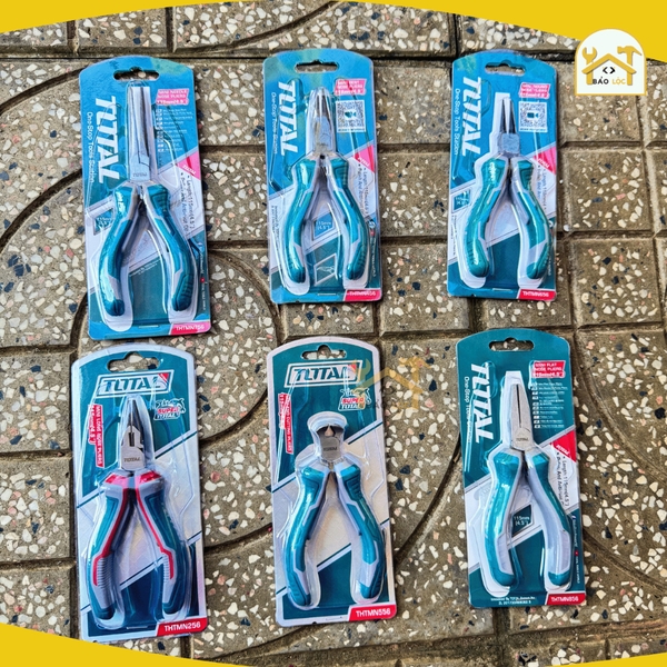 Kềm cắt,mũi nhọn,uốn vòng,mũi kim mini 115mm TOTAL THTMN256,THTMN356,THTMN456,THTMN556,THTMN656,THTMN756,THTMN856,