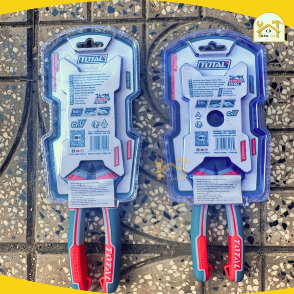 Kìm cắt trợ lực Total THTC530806 THTC530906 Tiết kiệm 65% sức, kích thước 200mm - 228mm, kìm cắt dây điện - Hàng chính h