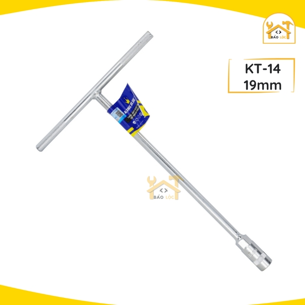 Tay Vặn Tuýp, vặn đai ốc Chữ T KingBlue KT Thép CR-V Kích Thước 8mm-19mm - Hàng chính hãng.