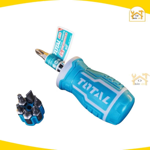 Bộ Tua Vít 8 Trong 1 tay vặn xoay chiều TOTAL TACSDS0706/TACSDS1726 ,Chất liệu: Cr-V - Hàng chính hãng.