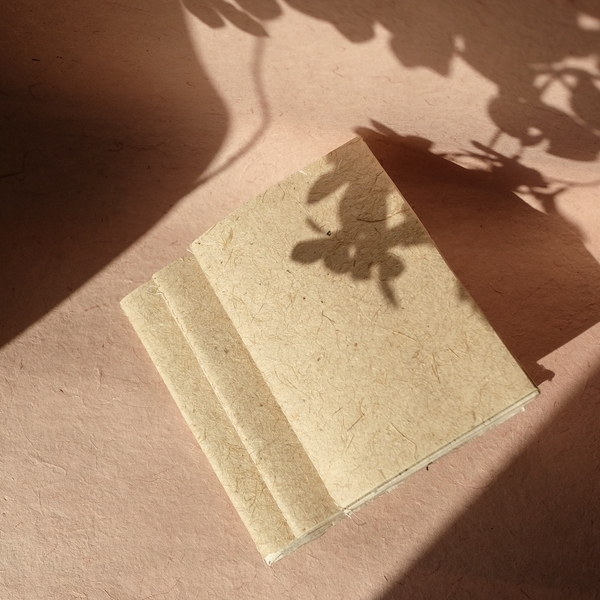 Sổ Vintage Journal 'Komorebi'| Mix 8 loại giấy thủ công Việt Nam | Bìa giấy giặt được Teayoushop