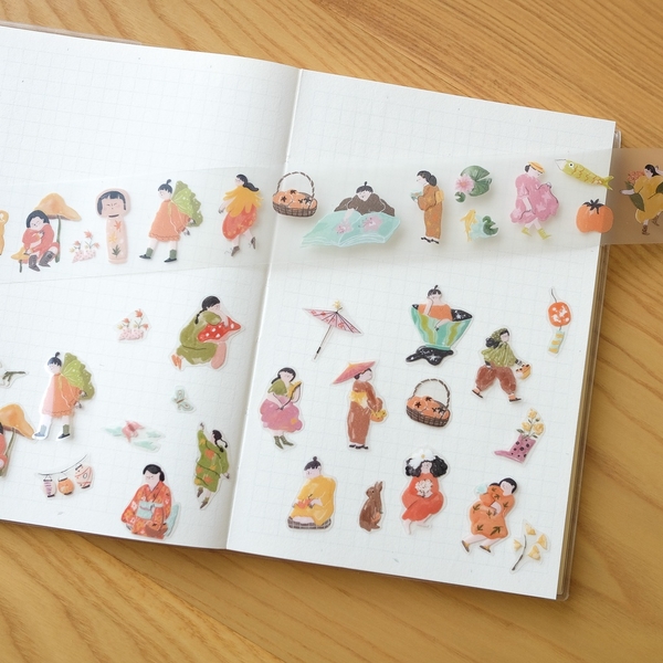 [Chiết lẻ] PET Tape Autumn Fairies teayou shop