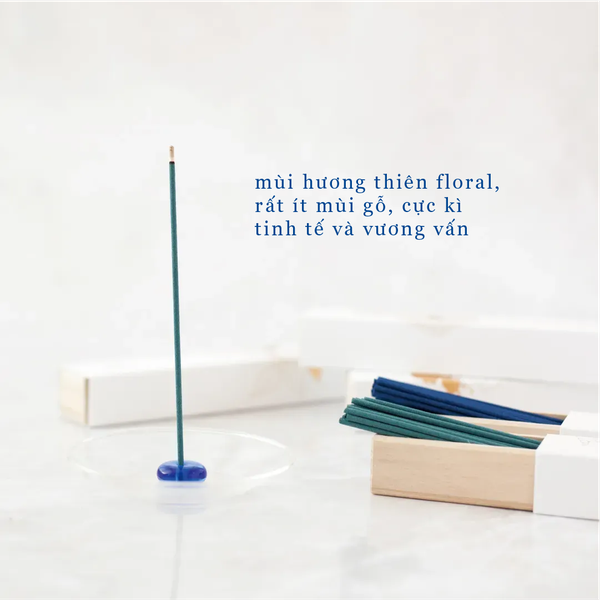 Nhang thơm tinh dầu cao cấp - AO - collection sắc xanh Nhật Bản - Long Stick