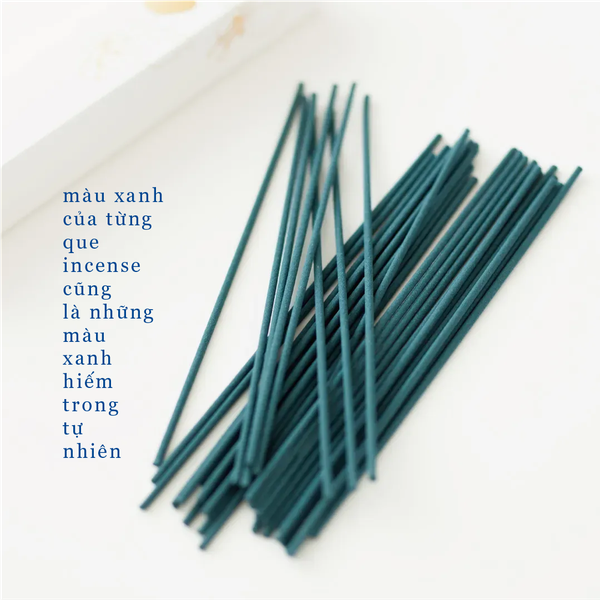 Nhang thơm tinh dầu cao cấp - AO - collection sắc xanh Nhật Bản - Long Stick