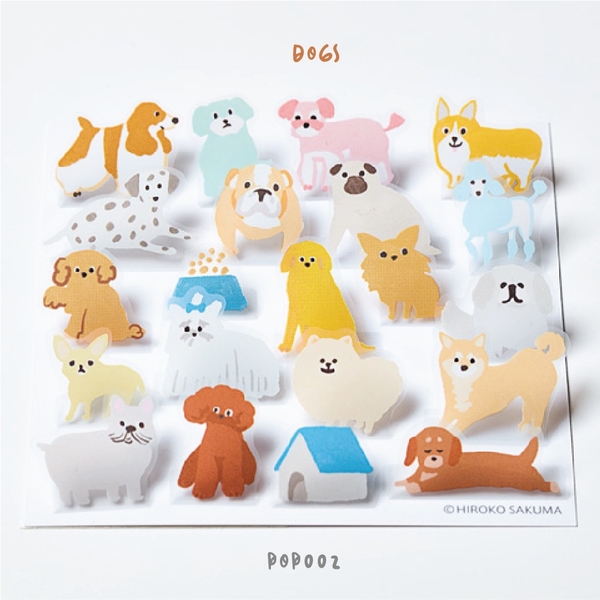 Pop-up stickers