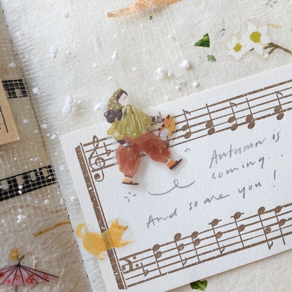 [Chiết lẻ] PET Tape Autumn Fairies teayou shop