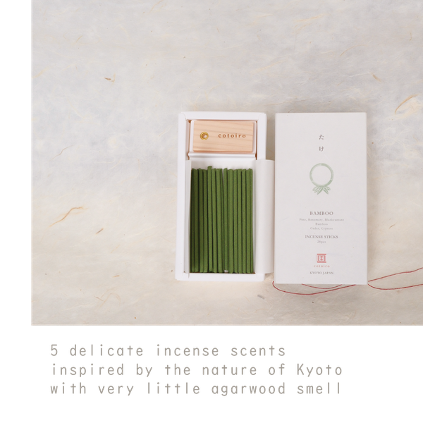 Nhang thơm tinh dầu cao cấp Cotoiro - hộp sang trọng, kèm chân đế incense