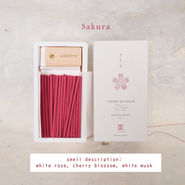 Nhang thơm tinh dầu cao cấp Cotoiro - hộp sang trọng, kèm chân đế incense