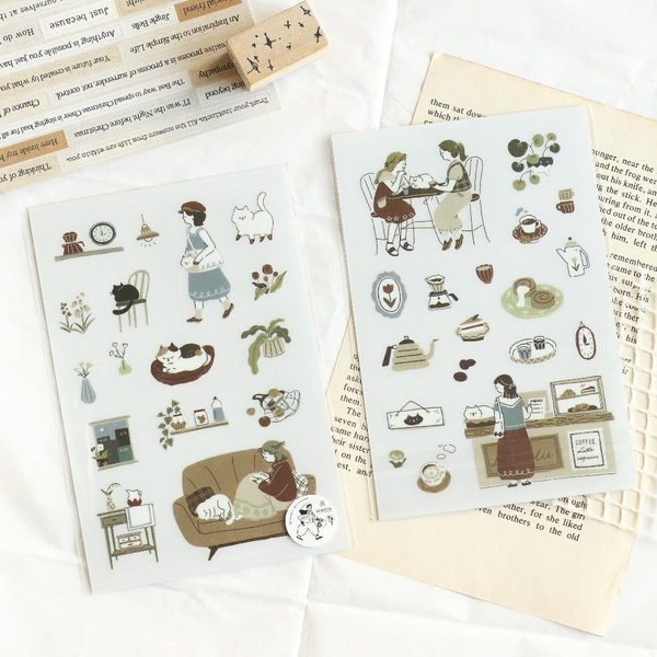 Các mẫu print-on stickers (hình dán cạo) của teayoushop