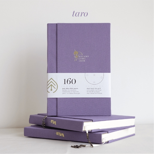Sổ tay cao cấp Dreams Come True - 160 GSM - 7 màu bìa vải linen | teayoushop