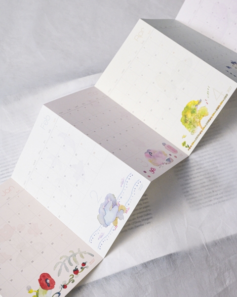[PRE-ORDER] Set Sticker Monthly Calendar của Dodolulu 2027 - 12 tháng + Index + Tổng quan năm