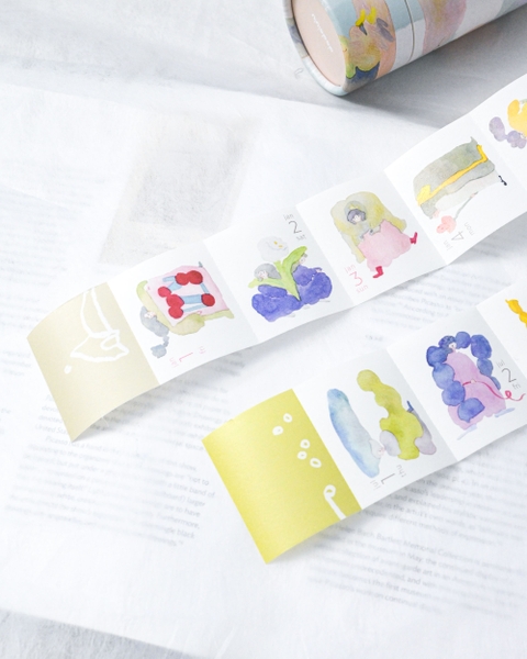 [PRE-ORDER] Lịch cuộn washi sticker 365 ngày - 365 illustration 2027 -Siêu phẩm Dodolulu 2027